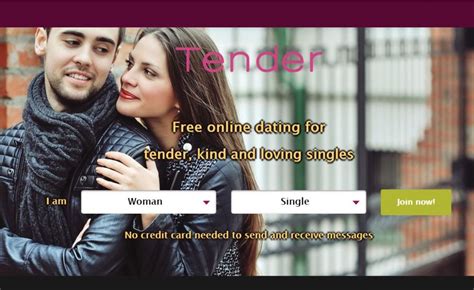 dating site called tender